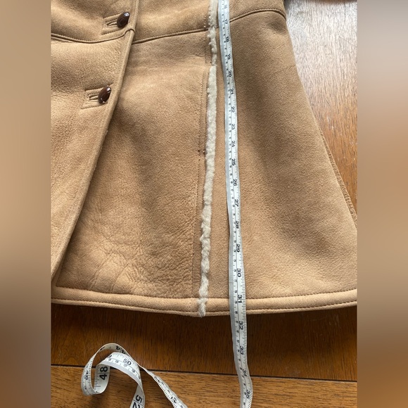 Eddie Bauer Tan Shearling Coat - Picture 11 of 11